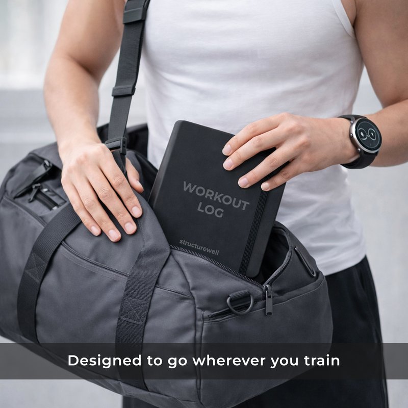 Workout Log in Matte Black